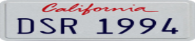 Truck License Plate